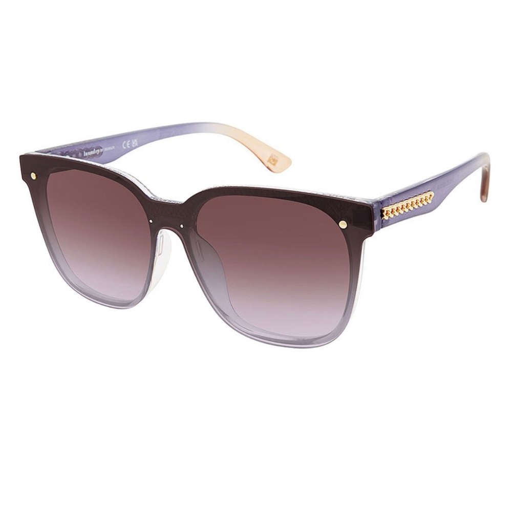 Purple & Nude Ombre UV Square Sunglasses Laundry by Design